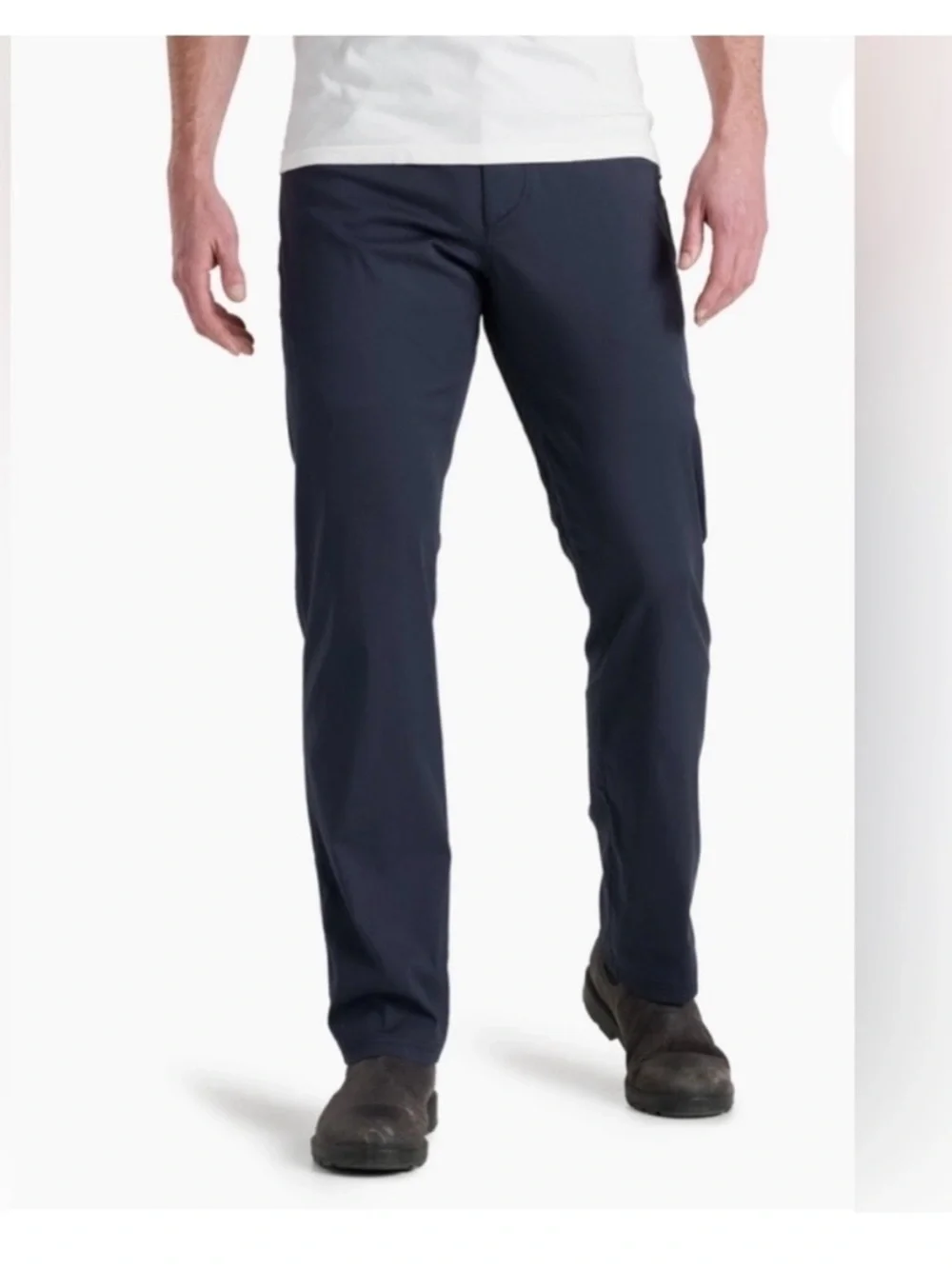KUHL Men's Weekender Stretch Ripstop Zip Ankle Hiking Pants Navy 32X32
